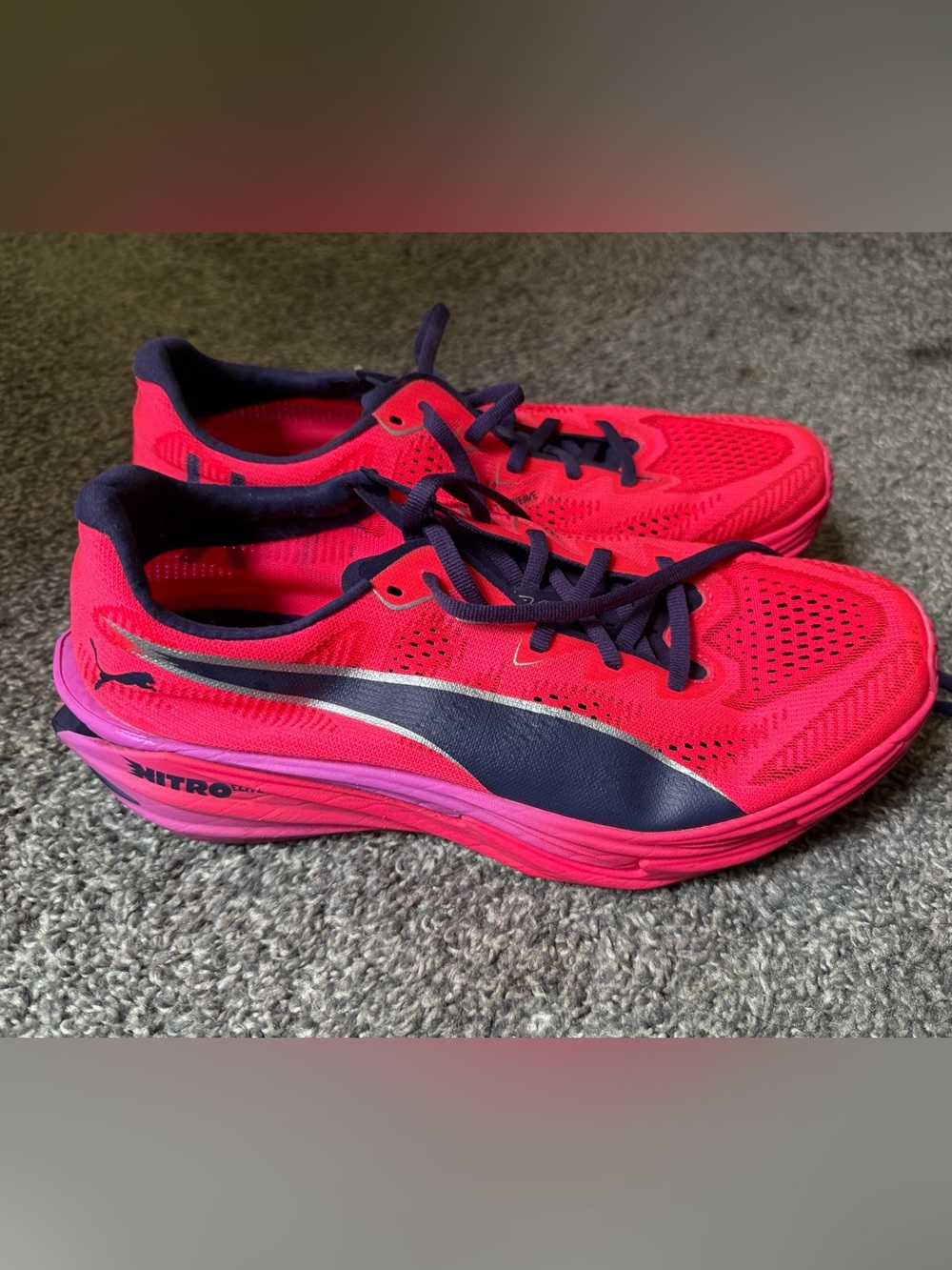 Puma x HYROX Women's Deviate Nitro Elite 4 - Pure Pink/Electric Orchid/Deep Plum